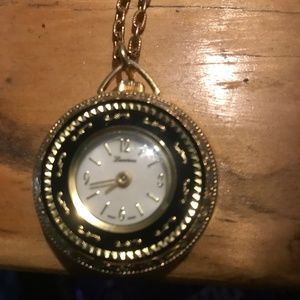 Lucerne ladies pendant necklace watch